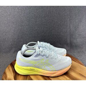 Men's Asics GEL-Pulse 15 Size 10 Cool Grey/Safety Yellow Running Sneakers